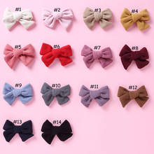 28 pcs/lot, 4 inch Hand Tied Fabric Bow Hair clips, Pinwheel Bow schoolgirl bow Alligator Clips, Baby Girls Hair accessories 2024 - buy cheap