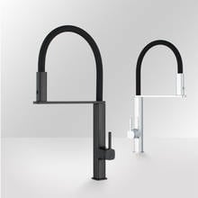 Newly Tuqiu Kitchen Faucet Black Chrome Sink Mixer Tap 360 degree rotation kitchen mixer taps Kitchen Tap Pull Down 2024 - buy cheap