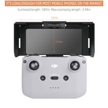 anti-glare sunshade mobile phone sun hood for dji mavic air 2 drone remote control Accessories 2024 - buy cheap