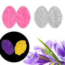 3D Iris Flower Petals Embossed Silicone Mold Fondant Sugarcraft Cake DIY Decorating Tool Baking Tool Chocolate Cookie Candy Mold 2024 - buy cheap