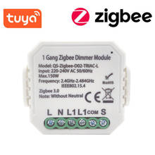 New Tuya Smart Wifi Dimmer Switch No Neutral Relay Smart Home Automation Module Remote Control 2024 - buy cheap