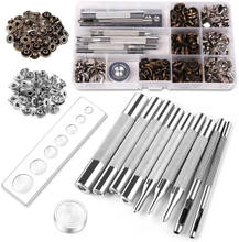 MIUSIE-Kit de cierres a presión de cuero, broches de Metal con herramientas de ajuste para cuero, Kit de broches de ropa de 2 colores para ropa 2024 - compra barato