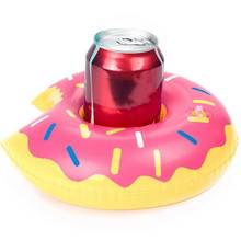 Soporte para bebidas de Donuts para niños, balsa inflable flotante para piscina, fiesta de verano, cubierta para taza de teléfono, 1 ud. 2024 - compra barato