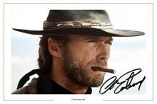 CLINT EASTWOOD Signed PHOTO Art Film Print Silk Poster Home Wall Decor 24x36inch 2024 - buy cheap