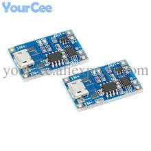 2 pcs Micro USB 5V 1A 18650 TP4056 Lithium Battery Charger Module Charging Board With Protection Dual Functions 1A Li-ion Cell 2024 - buy cheap