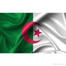 Флаг Алжира 90*150 см, 100D полиэстер, высокое качество, цифровая печать, индивидуальный флаг на продажу 2024 - купить недорого