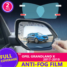 for Opel Grandland X 2017 2018 2019 Full Cover Rearview Mirror Rainproof Film Anti-Fog Auto Mirror Sticker Car Accessories 2024 - buy cheap