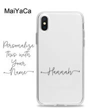 Чехол для телефона MaiYaCa для iPhone 11 Pro Max XS XR X 10S 10R 10 8 Plus 7 6s 6 SE 5S прозрачный мягкий 2024 - купить недорого