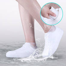 Outdoor Waterproof Shoe Covers Socks Reusable Anti-Slip Rain Shoes Covers Rubber Men Women Rain Boot Shoes Accessories 2024 - buy cheap