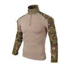 Camisa de combate tático, uniforme militar do exército dos eua., roupas de pesca de caça, multicamadas, masculinas. 2024 - compre barato