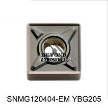 Original SNMG120404-EM YBG205 SNMG 120404 Carbide Inserts for MSSNR MSKNR MSBNR Lathe Tools Turning Tool CNC Cutter 2024 - buy cheap