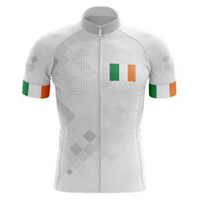 Irlanda camisa de ciclismo homem mountain bike roupas de corrida de secagem rápida mtb roupas de bicicleta uniforme breathale ciclismo vestuário wear 2024 - compre barato