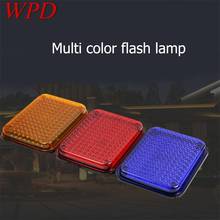 WPD Highlight Flashing Light Red Blue Yellow 12V Warning Light LED For Security Guard Car Strobe Light 2024 - buy cheap