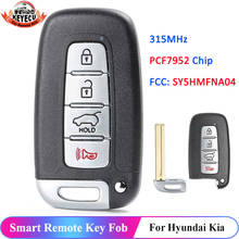 KEYECU-mando a distancia inteligente SY5HMFNA04 para coche, 4 botones, 315MHz, Chip PCF7952 ID46 para Kia Forte Sportage Soul 2010 2011 2012 2013 2024 - compra barato