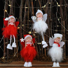 Pingentes de boneca de anjo para natal, decoração para casa, elfo, árvore de natal, enfeites de natal, presentes para decoração de ano novo 2024 - compre barato
