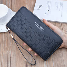 Vintage Long women Purse PU Leather Cards Holders woman Wallets Bag Retro Zipper Lady Wallet Bag 2024 - buy cheap