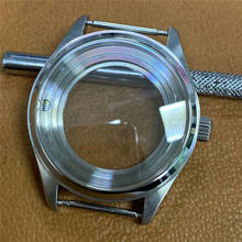 Reemplazo de caja de reloj de acero inoxidable 316L, cristal de zafiro, 40MM, carcasa para movimiento de reloj NH35/NH36, cubierta de carcasa 2024 - compra barato