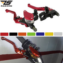 ZS Racing 22mm Adjustable Handle Hydraulic clutch Brake Pump Master Cylinder Motorcycle Racing Universal For BMW Honda Yamaha 2024 - buy cheap