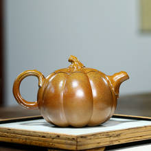 Yixing Teapot Master Handmade Pumpkin Purple Clay Kettle Send Gift Box Creative Teaware 2024 - buy cheap