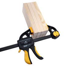 Braçadeira de madeira para trabalho com madeira, dispositivo de liberação rápida, braçadeira f, ferramentas manuais diy 2024 - compre barato