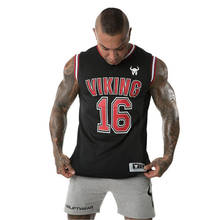 Mens Gym Tank Top Fitness Workout Muscle Bodybuilding Basketball  Sport Jogging Stringer Vest Singlet Sleeveless Shirt Clothing 2024 - buy cheap