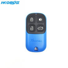 HKOBDII VVDI Wire  Remote XKXH01EN 4 Buttons Universal Blue Color VVDI2 Car Key Remote for Xhorse VVDI Key Tool 2024 - buy cheap