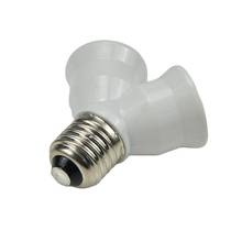 220v-230v Fireproof E27 Double Converter E27 TO 2E27 Lamp Holder Socket Base Splitter Led Bulb Adapter Converter 2024 - buy cheap