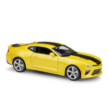 1:18 Maisto 2016 CAMARO SS Yellow Racing Car High Simulation Vehicle Alloy Model Car 2024 - buy cheap