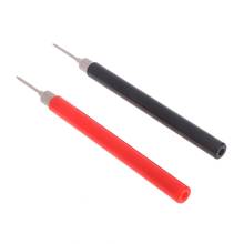 2pcs Spring Test Probe Tip Insulated Hook Wire Connector Lead Pin for Multimeter 2024 - buy cheap