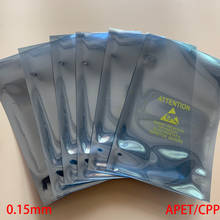 9*13cm 9x13cm 10*15cm 10x15cm Disk AL Foil APET CPP Open Top Translucent Attention Printed ESD Anti Static Pouch Storage Bag 2024 - buy cheap