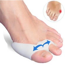 Corretor de joanete putimi para pedicure, separador de dedos e protetor de silicone macio para cuidados com os pés, 1 par 2024 - compre barato