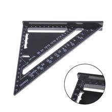 Wood Working Ruler 7 inch Aluminum Alloy Triangle Angle Ruler Squares for Measuring Speed Square Angle Protractor Gauge Measure 2024 - buy cheap