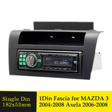 Single Din Car Fascia for MAZDA (3) Axela 2004-2008 Audio Fitting Adaptor Facia Panel Car Stereo Radio DVD Plate Panel Frame Kit 2024 - buy cheap