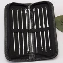 9pcs Acne Extractor Removing Tool Stainless Steel Blackhead Pimple Remover Comedone Extract Ance Needle Tool Face Care 2024 - buy cheap