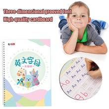 Groove copybook For Calligraphy Books For Kids Word Children's Book Handwriting Children writing Learning English Practice Book 2024 - buy cheap