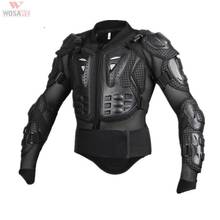 Protetor de armadura para motocicleta wosawe, equipamento de proteção jaqueta profissional masculina apoio traseiro motocross coluna peito 2024 - compre barato