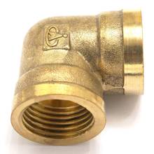 Conector de tubulação de cotovelo, acoplador 90 deg 1/4 "bsp fêmea para 5/8" bsp fêmea para rosca fêmea para água, combustível 2024 - compre barato