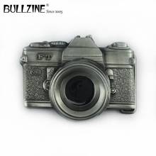 Bullzine zinc alloy retro 3D Camera belt buckle pewter finish FP-02282-1 cowboy jeans gift belt buckle drop shipping 2024 - buy cheap