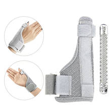 Muñequera ajustable para el pulgar para hombres y mujeres, 1 unidad, alivio del dolor, banda para el pulgar fija y cómoda, soporte Corrector, almohadillas 2024 - compra barato