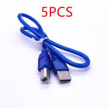 Cable de extensión para impresora, convertidor USB 2,0 tipo A macho A B macho, 5 piezas, 50cm, para impresoras de ordenador/PC/portátil 2024 - compra barato