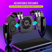 Six Finger Cooling Fan Phone Game Controller Gamepad Shooting Trigger for PUBG 2024 - buy cheap