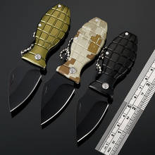 Cuchillo plegable CS Go de alta dureza, táctico de Camping para exteriores, de autodefensa, Mini cuchillo de supervivencia multifunción, herramienta EDC 2024 - compra barato