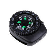 25 мм Мини точные часы с зажимом навигация наручный Компас для выживания на природе 2024 - купить недорого