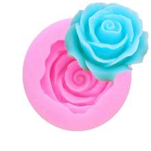 3D Rose Flower Shape Silicone Soap Mold Form Chocolate Cake Mold Handmade Diy Cake Fondant Decoration Soap Making Silicone Mold 2024 - buy cheap
