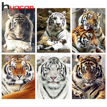 Huacan 5d Diamond Painting Set Tiger Full Square Drill Diamond Embroidery Sale Animal Mosaic Handicraft Needlework 2024 - buy cheap