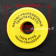 PTFE Thread Seal Tape, 10 rolls one bag, 19mm x 15m x 0.2mm. -190F/370F 2024 - buy cheap