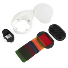 Kit de accesorios de Flash para godox AD200 Pro YongNuo, difusor de rejilla de panal, Reflector de rebote con filtros de banda de Gel magnético 2024 - compra barato