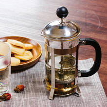 Home Stainless Steel Borosilicate Glass Coffee Pot Press Coffee Maker Filter Tea Maker Kitchen Durable Kettle Drinking Utensils 2024 - buy cheap
