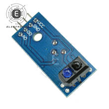 Interruptor fotoeléctrico infrarrojo reflectante, módulo de Sensor de pista de línea de barrera, color azul, TCRT5000 2024 - compra barato