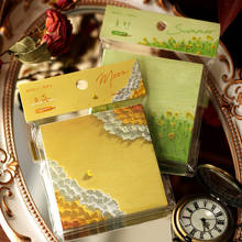100pcs/lot Four Seasons Memo Pad Message Notes Decorative Notepad Note paper Memo Stationery Office Supplies 2022 - buy cheap